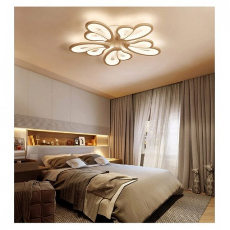 Lustra LED 130W cu telecomanda si intensitate reglabila, Rita