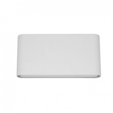 Aplica LED de exterior extra-plata, 12W=75W,lumina calda