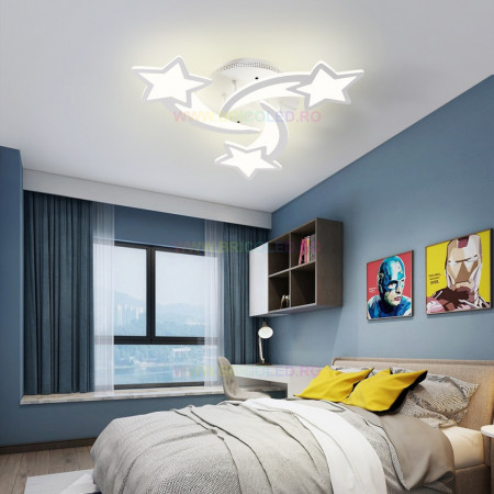 Lustra LED 62W Dimabila cu telecomanda, Alita