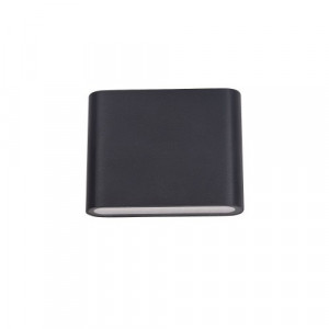 Aplica LED de exterior extra-plata, 6W=40W, lumina calda