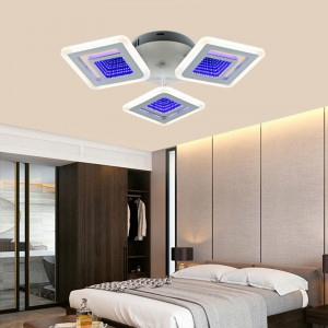 Lustra LED 90W Dimabila cu telecomanda, Lorena
