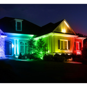 Proiector LED RGB - 16 culori + 4 jocuri de culori, 50W, IP65, telecomanda IR cu 21 taste