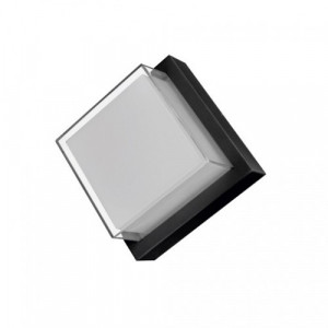 Aplica LED de exterior patrata, 12W=75W, 160x160mm lumina calda