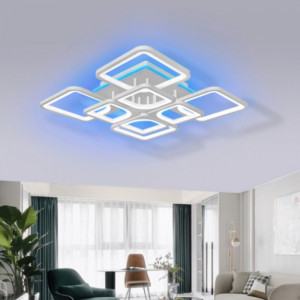 Lustra LED 240W cu telecomanda si intensitate reglabila, Lissa