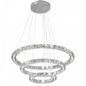Lustra LED 48W Cristal 3 Segmente
