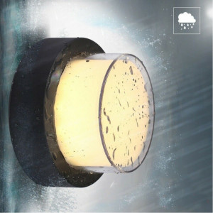 Aplica LED de exterior, 12W=75W, 3000K