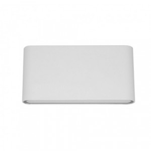 Aplica LED de exterior extra-plata, 12W=75W,lumina calda