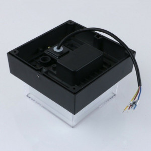 Aplica LED de exterior patrata, 12W=75W, 160x160mm lumina calda