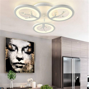 Lustra LED 72W cu telecomanda si intensitate reglabila, Vivi