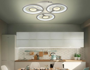 Lustra LED 96W cu telecomanda si intensitate reglabila, Olivia