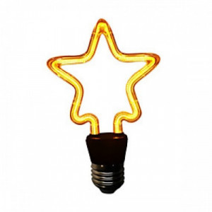 Bec LED E27 4W Decorativ Star