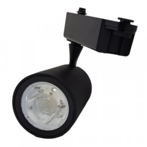 Spot Sina Negru 30W=300W, 3000K, lumina calda