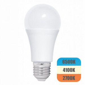 Bec LED 3 nuante (rece, neutru, cald), A60, 12W, 1080Lm