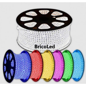 Banda LED 220V RGB 14.4W/M Ip65 60Led/M 5050