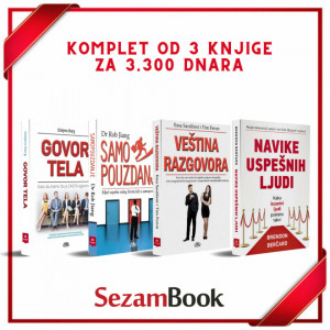 Komplet od 4 knjige za 3300 dinara