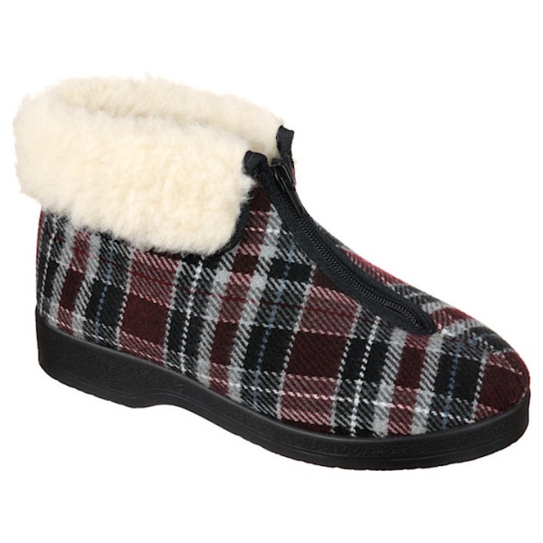 Ghete ortopedice, imblanite cu lana, gri antracit, Mjartan 8075-K78
