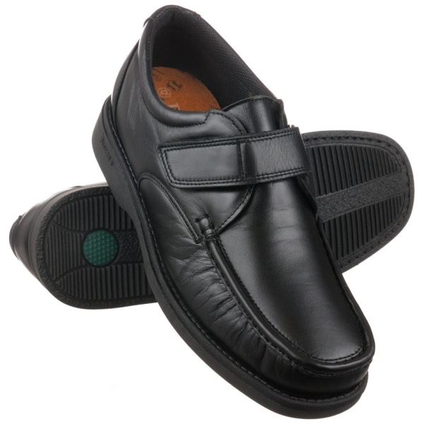 Mocasini ortopedici barbatesti, piele naturala, PinosoS 5660 H negri