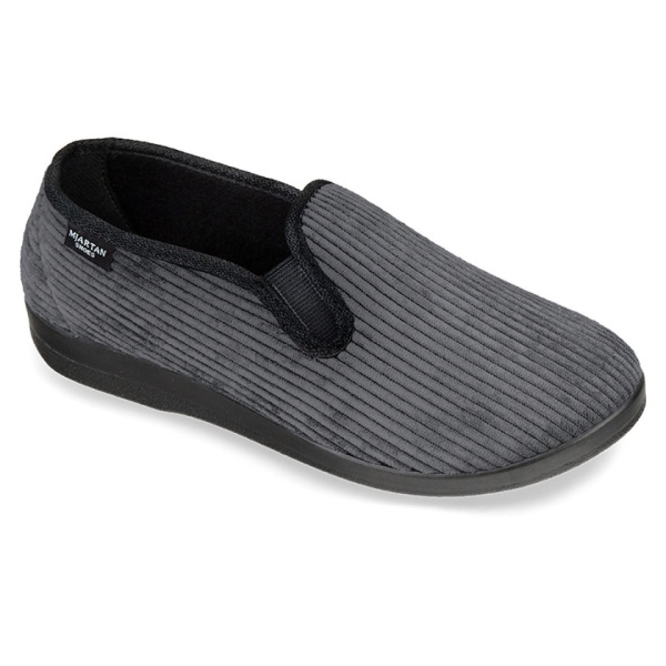 Pantofi de casa, ortopedici, gri, barbati, Mjartan 624-T62