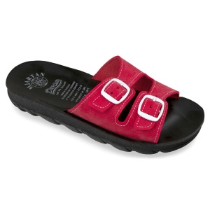 Papuci de vara, ortopedici, bordo, dama, Mjartan 2205-N16-N