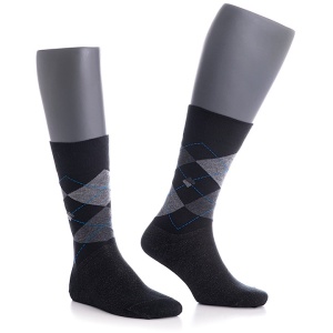 Sosete Comfort Silver CSS202 negre cu carouri