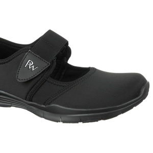 Pantofi sport ortopedici negri dama  picior lat PodoWell Valence