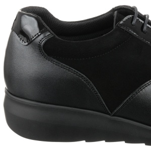 Pantofi sport ortopedici piele negri dama Pinosos 7673H detaliu