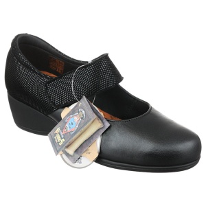 Pantofi ortopedici pentru diabetici Pinosos 6258G negru