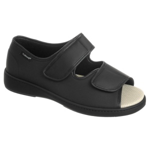 Sandale medicinale dama si barbati PodoWell Aduler negre