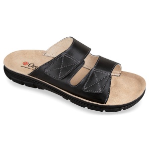 Slapi ortopedici, piele, barbatesti, OrtoMed 3004-P134