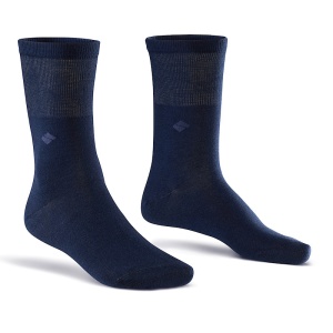 Sosete pentru diabetici, cu fir de argint 22%, BonnySilver 311, bleumarin