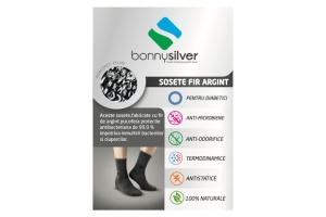 Sosete scurte, 13% fir argint, BonnySilver® 413 bleumarin