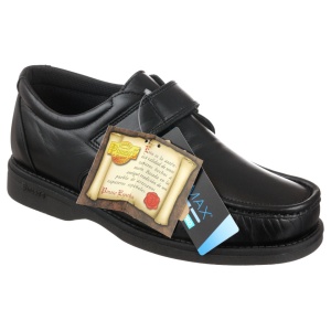 Mocasini ortopedici barbatesti, piele naturala, PinosoS 5660 H negri