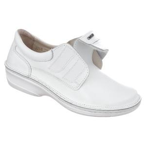 Pantofi ortopedici albi piele dama OrtoMed 3740-P53W