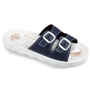 Papuci ortopedici pentru femei Mjartan 2205-P16 W bleumarin