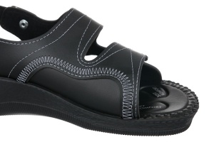 Sandale pentru monturi / Hallux Valgus negre dama Mjartan 2815-P02