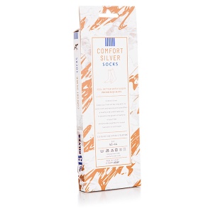 Cutie ambalaj sosete Comfort Silver Socks