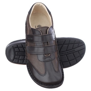 Pantofi ortopedici maro piele dama OrtoMed 3742-P154