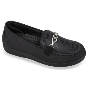 Pantofi ortopedici pentru diabetici dama OrtoMed 6037-T77-S05 negri