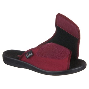 Papuci de casa, ortopedici, dama, OrtoMed 517-T70, bordo