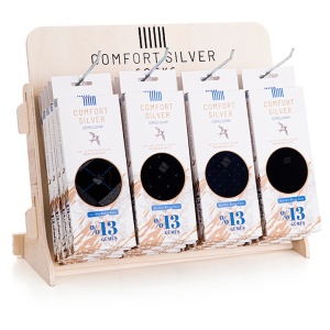 Cutie ambalaj sosete Comfort Silver Socks