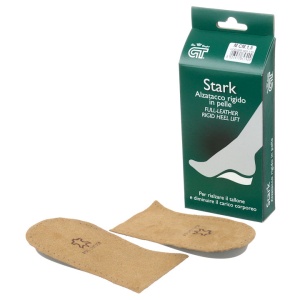 Talonete inaltatoare rigide de 1.5 cm, piele naturala, Stark