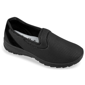 Adidasi ortopedici, stretch, negri, dama, OrtoMed 4015-S116