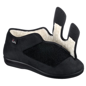 Ghete ortopedice medicale imblanite lana OrtoMed 850-T44 negre