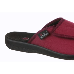 Papuci de casa, ortopedici, dama, OrtoMed 517-T70, bordo