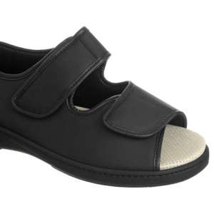 Sandale medicinale dama si barbati PodoWell Aduler negre