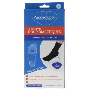 Sosete medicale, pentru diabetici, protectie antepicior si calcaie, PodoSolution