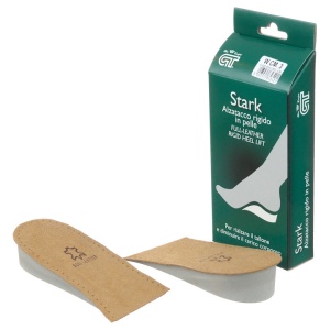 Talonete inaltatoare rigide de 3 cm, piele naturala, Stark