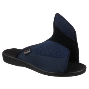 Papuci de casa, ortopedici, OrtoMed 517-518-T37L bleumarin