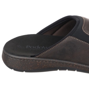 Slapi ortopedici, piele, pentru barbati, PodoWell Hozan