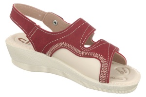 Sandale pentru monturi / Hallux Valgus, bordo, dama, Mjartan 2815-N16